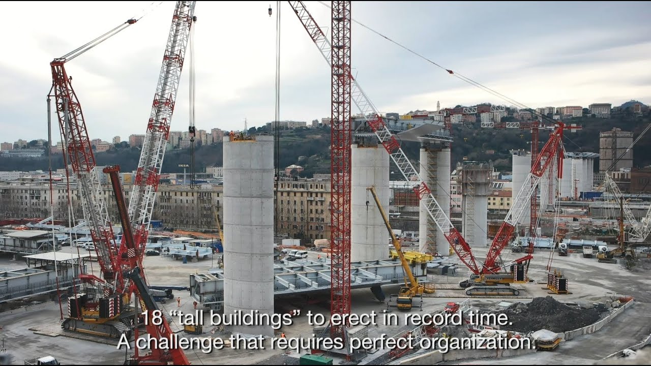 Il #PontePERGENOVA: le pile, un viaggio dal sottosuolo verso il cielo