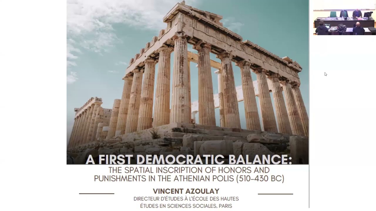 Vincent Azoulay (EHESS, Paris), A first democratic balance