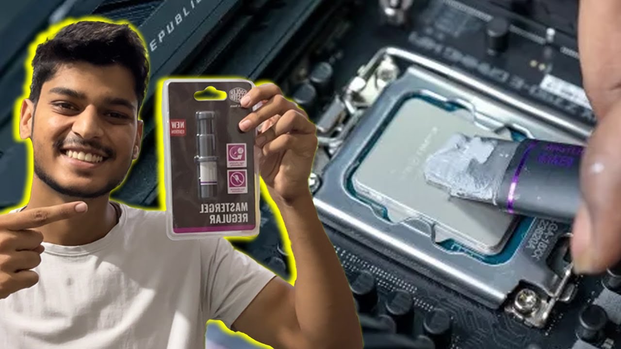 How To Apply Thermal Paste   - Cooler Master Mastergel Regular Thermal Paste
