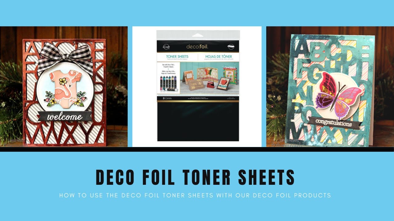 How To Use Deco Foil Toner Sheets