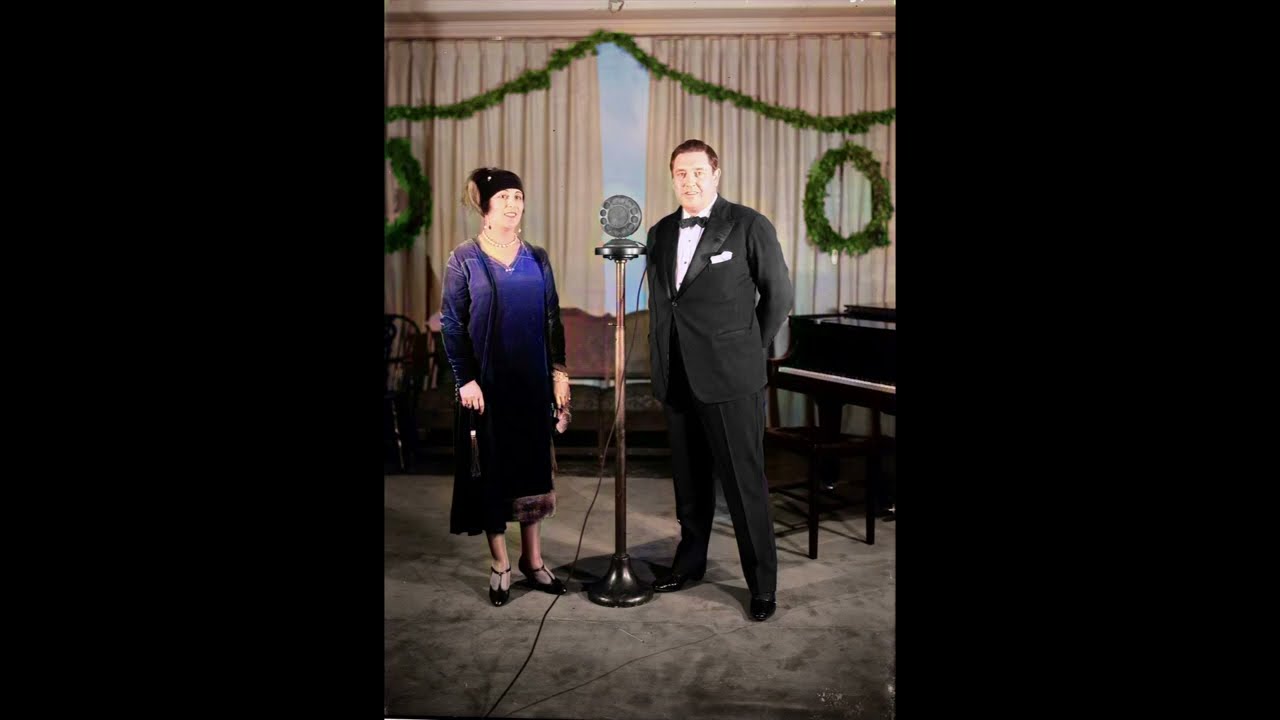 John McCormack & Lucrezia Bori 1926 New Year's Evening Broadcast in HD