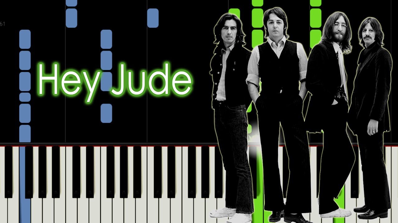 The Beatles - Hey Jude Piano Tutorial by elcyberguy