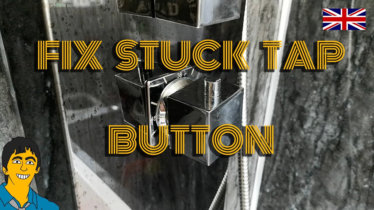 Shower Bath Mixer Tap Button Fix - ( Stuck, Sticky, Thermostatic Button, Faucet)