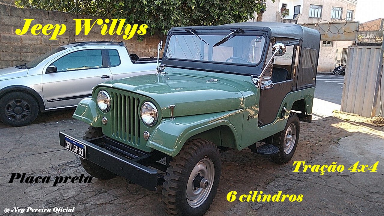 Jeep Willys em estado de novo