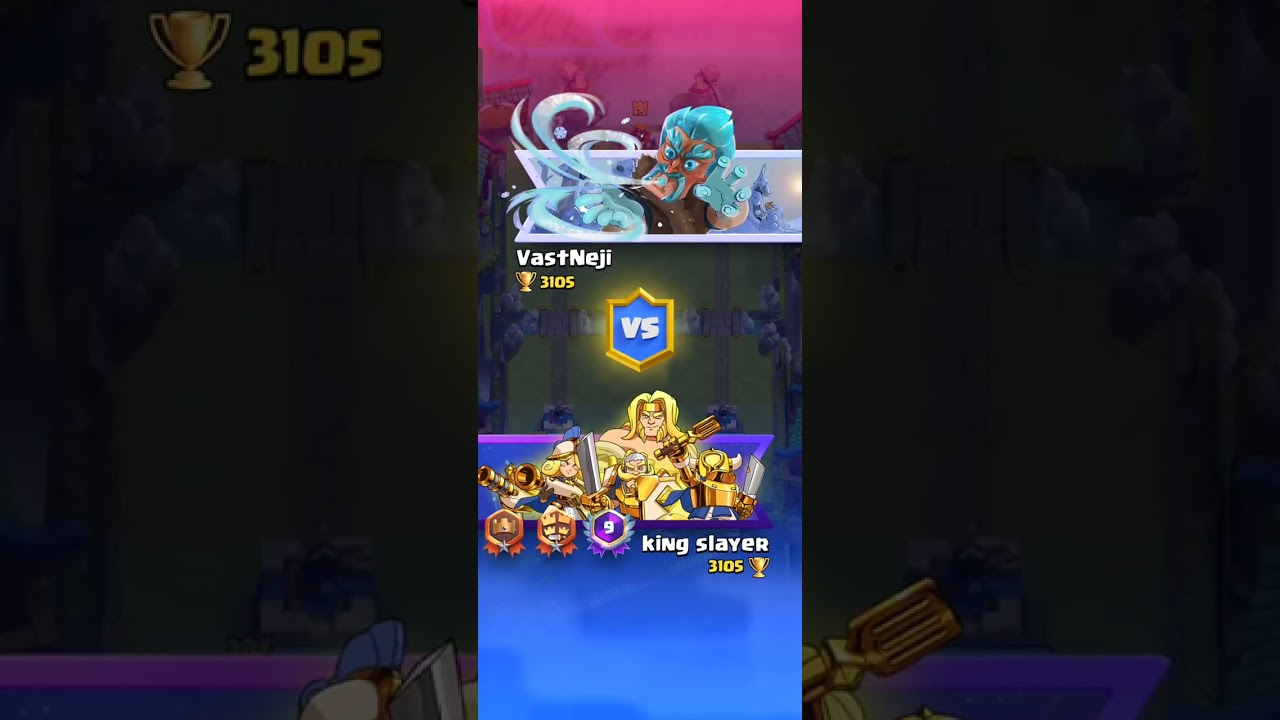 Playing clash royale in arena 10 belike