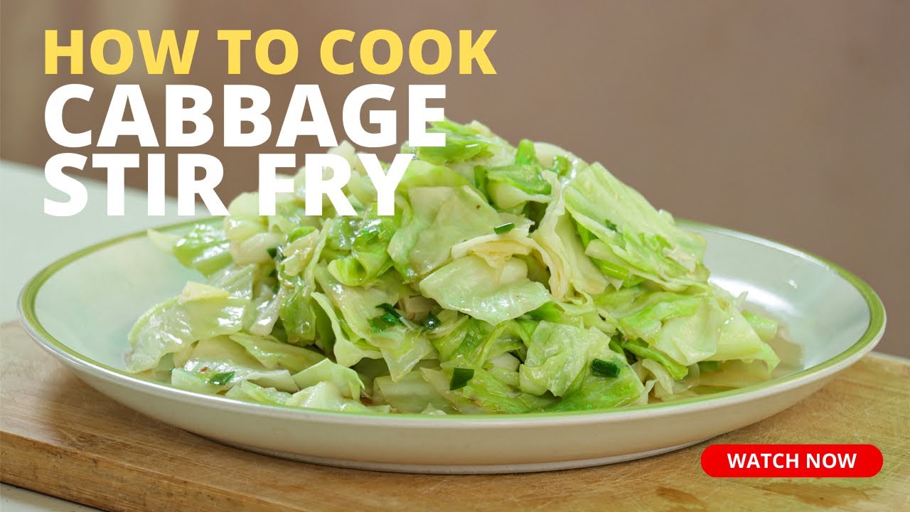 Cabbage Stir Fry Recipe - Very Simple & Appetizing