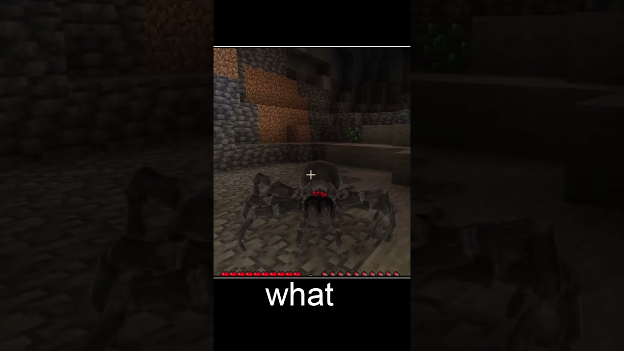 Realistic Spider in Minecraft #Shorts