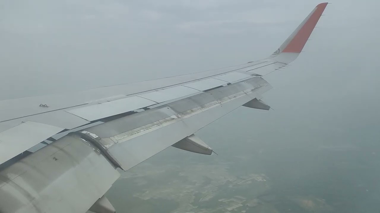 Plane landing video