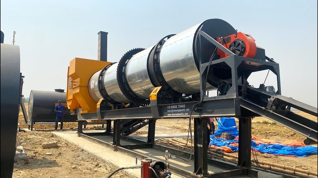 AMAX Make - Asphalt Drum Mix Plant DM50 (60-90 tph) Customer Review
