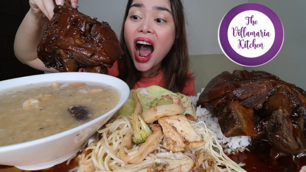 PATA TIM, MALA NOODLES at ARROZ CALDO MUKBANG