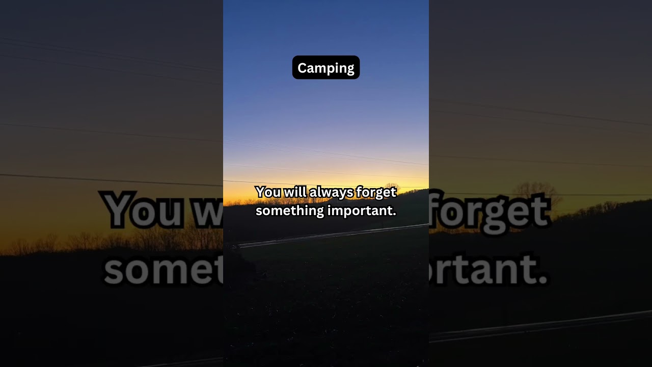 What&rsquo;s one thing you always forget to bring? #camping #countrymusic #campfire