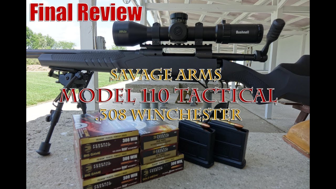 Обзор винтовки Savage 110 Tactical LH под патрон .308 Winchester