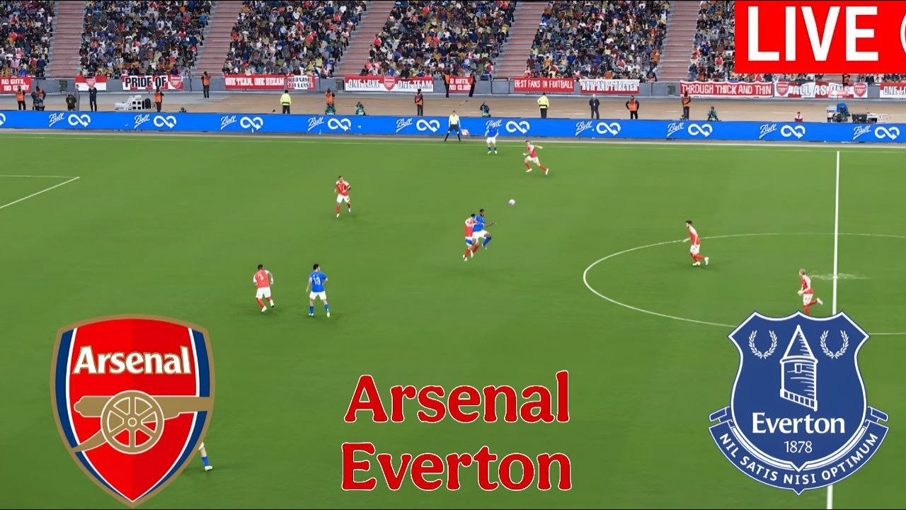 🔴 LIVE : Arsenal vs Everton Premier League 2026 Full Match – VideoGame eFootball Simulation
