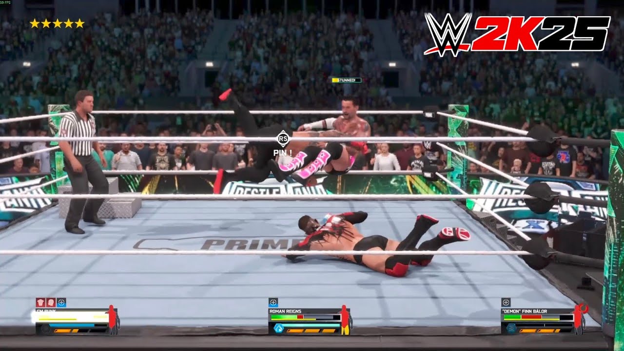 FULL MATCH: Roman Reigns Vs Cm Punk Vs Demon Finn Balor For The World Heavyweight Championship