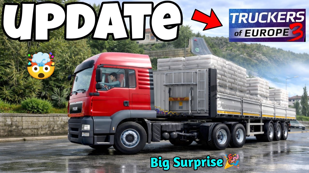 Новое обновление для Truckers of Europe 3 – БОЛЬШОЙ сюрприз, готовое к тестированию🔥✅