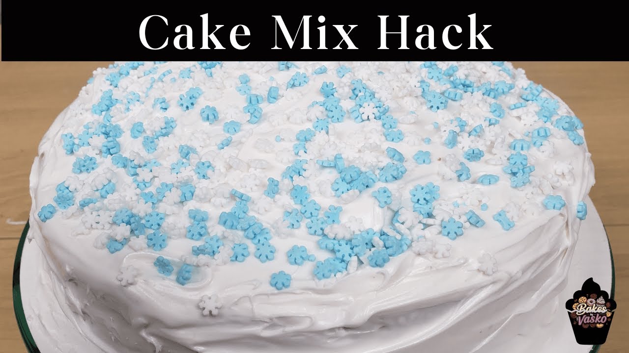 Cake Mix Hack for my channels One Year anniversary!!!