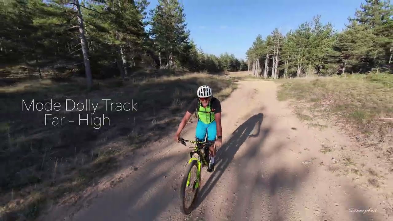 Drone suivi autonome VTT en terrain difficile