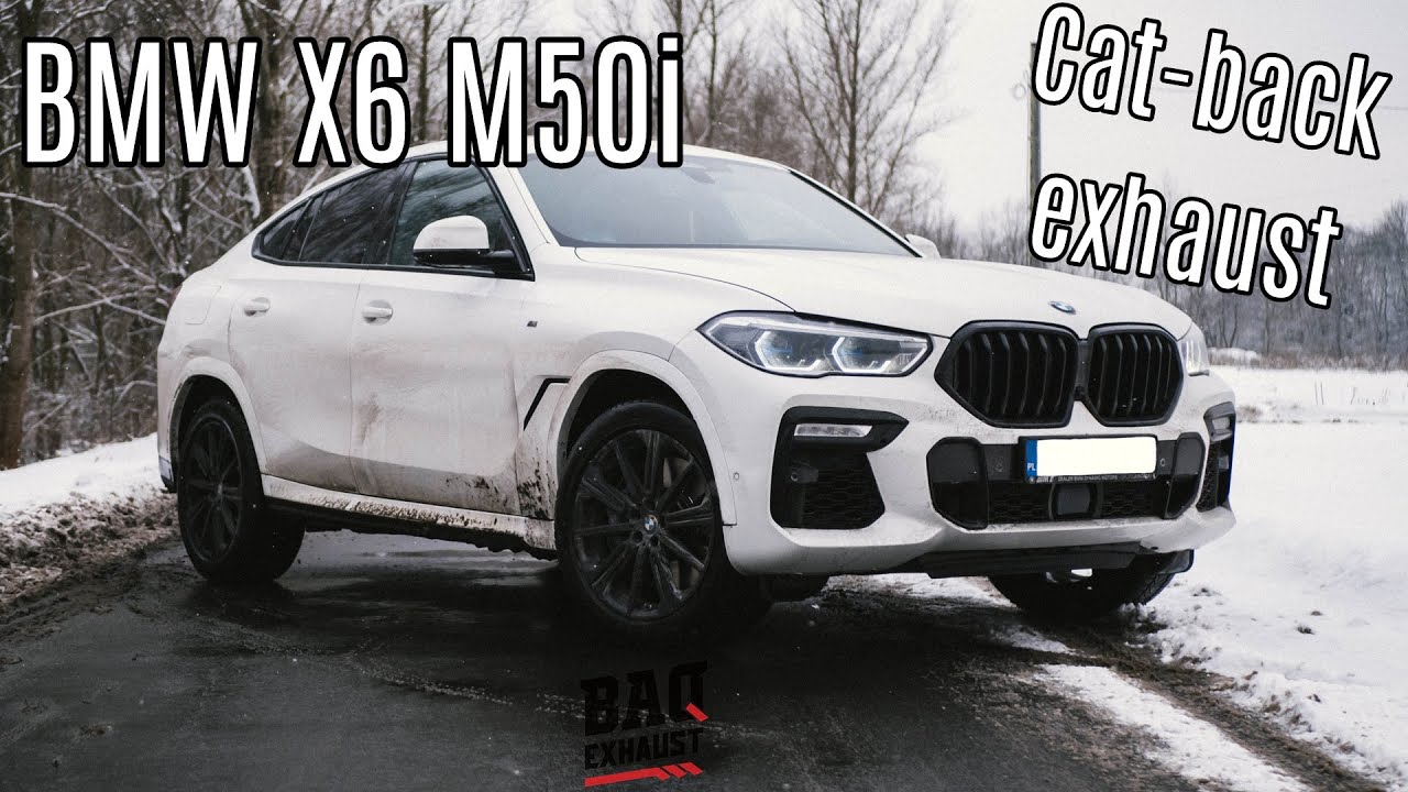 BMW X6 M50i sound | Baq Exhaust | Cat-back exhaust system with Valves | Aktywny układ wydechowy N63