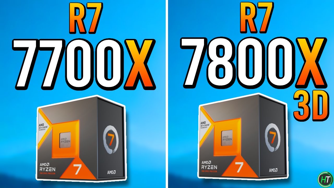 R7 7700X vs R7 7800X3D  -  X3D Way Better or Not?!
