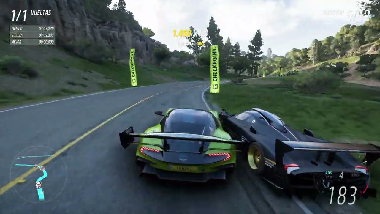 🏁🚀 Carrera de The Goliath con el Aston Martin Vulcan AMR Pro en Forza Horizon 5 🔧🔥