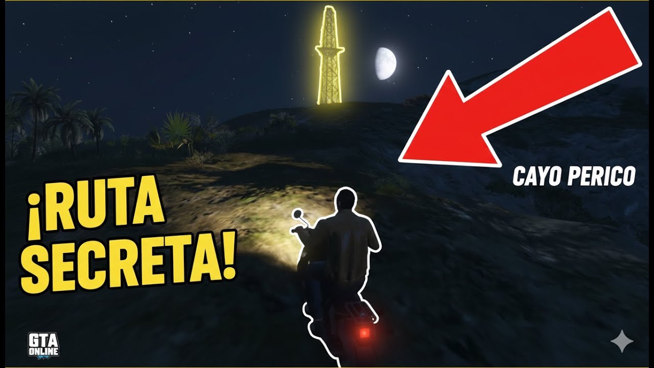 COMO LLEGAR A LA TORRE COMUNICACIONES CAYO PERICO EN GTA 5