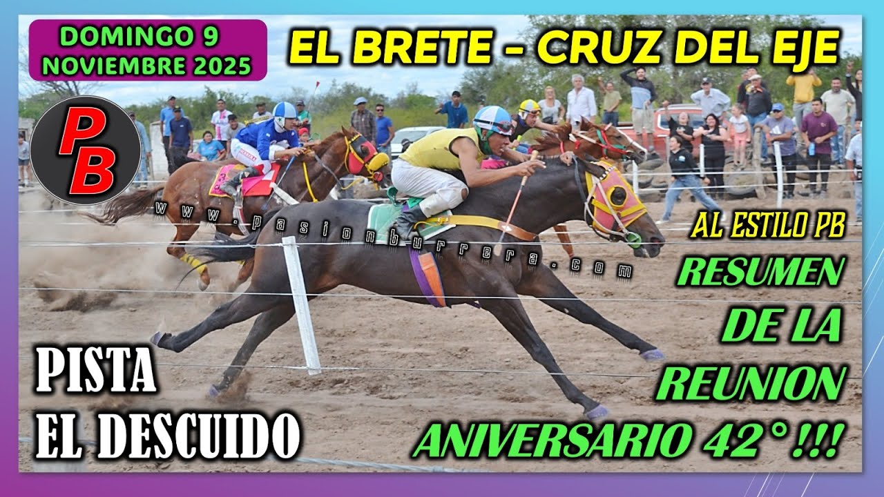 CARRERAS PISTA EL DESCUIDO - EL BRETE, CRUZ DEL EJ (09-11-2025)