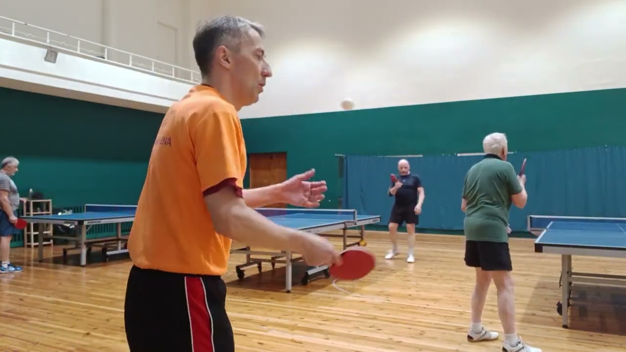 Table Tennis training on Saturday morning