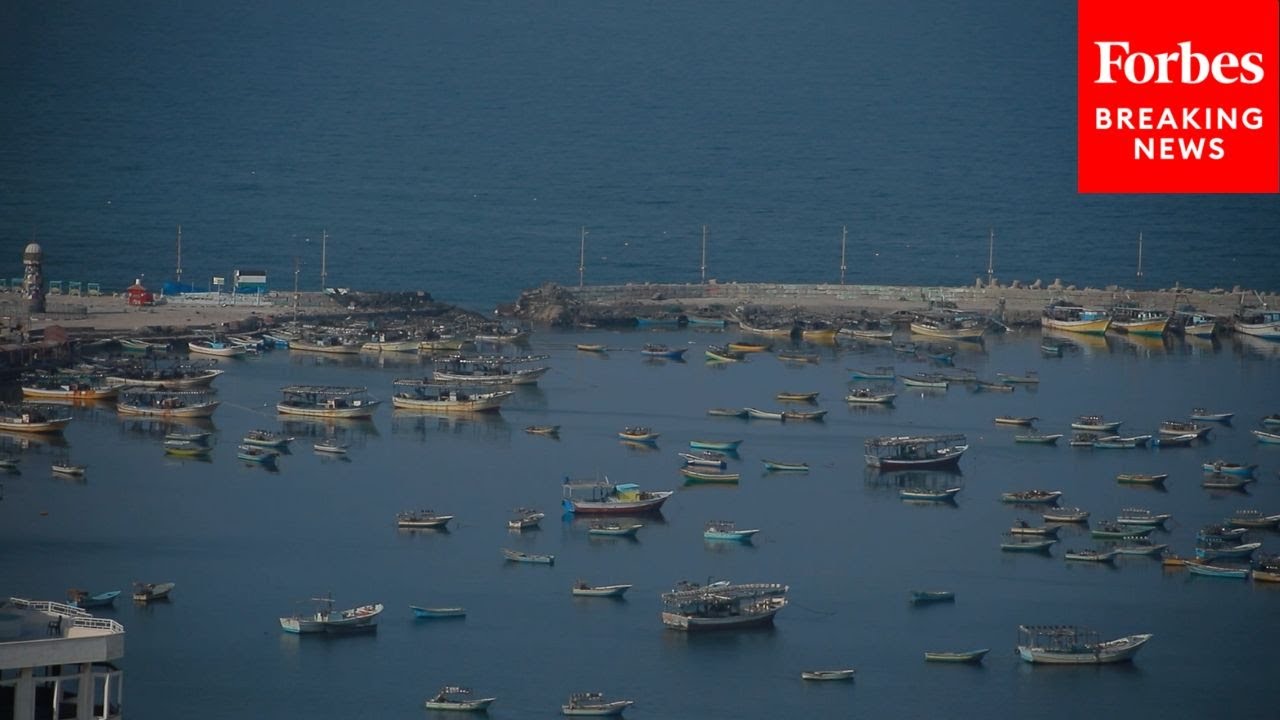 Footage Shows Damage To Gaza Port Following Attack By Israel