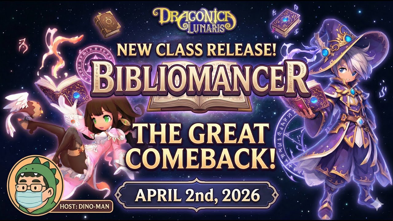 The BIBLIOMANCER is Here! 📖 Dragonica Lunaris Mega Comeback 2026
