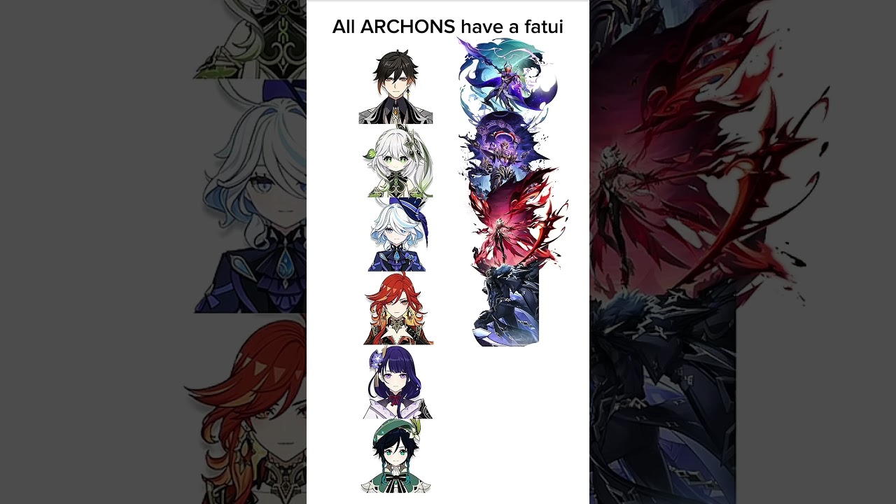 All ARCHONS have a Fatui Harbinger Except&hellip; #venti #zhongli #mavuika #furina #genshinimpact