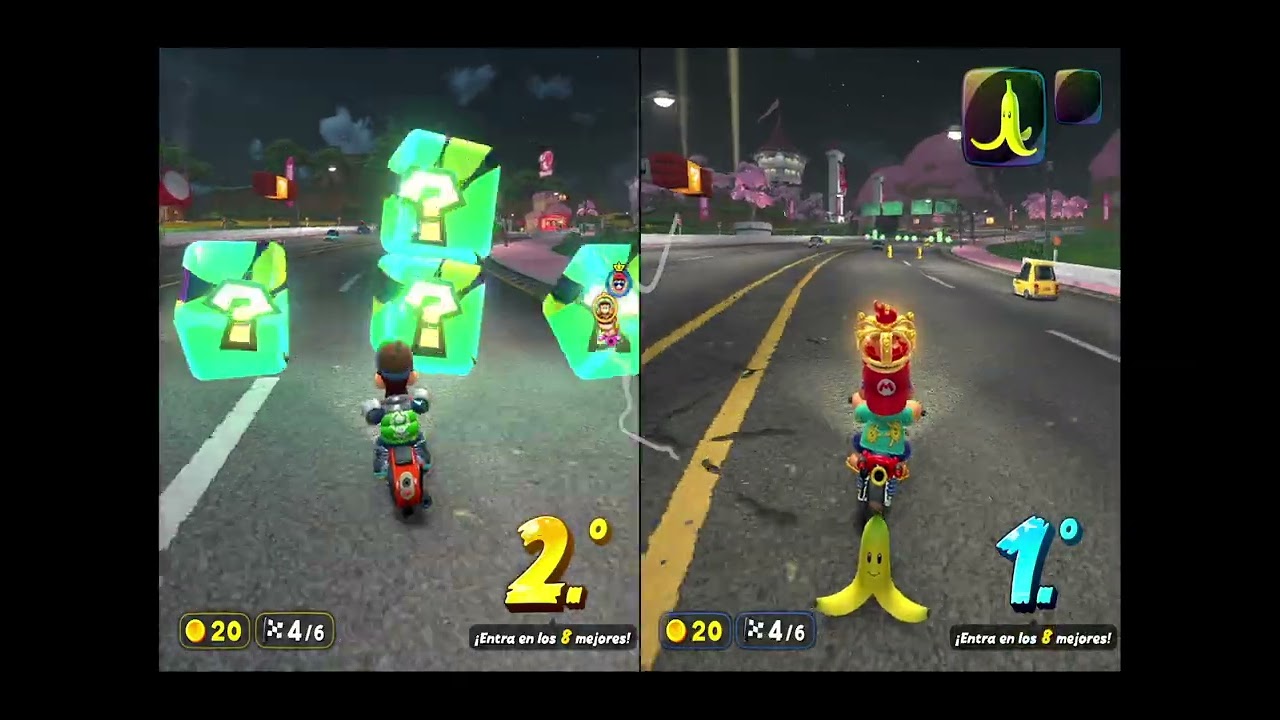 [10🇪🇸ES]…Mario Kart World 🗺️🚙 Ice Rally: Mario & Luigi (De Sky-High a Crown City)