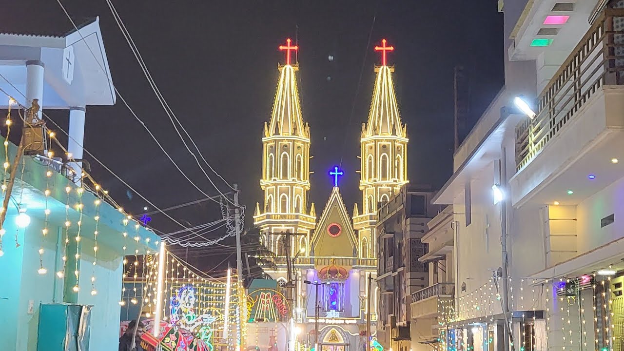 🔴 LIVE | Sacred Heart Church Thiruvizha | Chariot Procession | T. Sindhalaicherry | Part 1