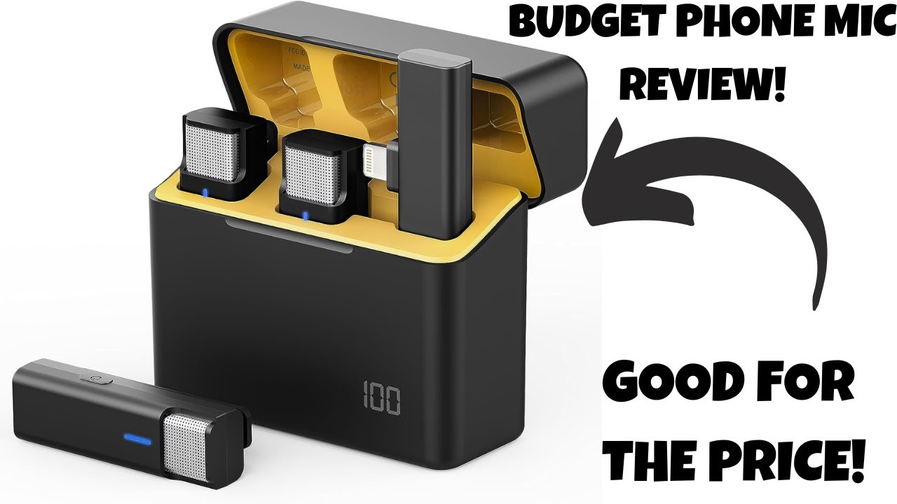PRSCFUM Wireless Lavalier Microphone REVIEW!!! FOR IOS AND ANDROID!!!