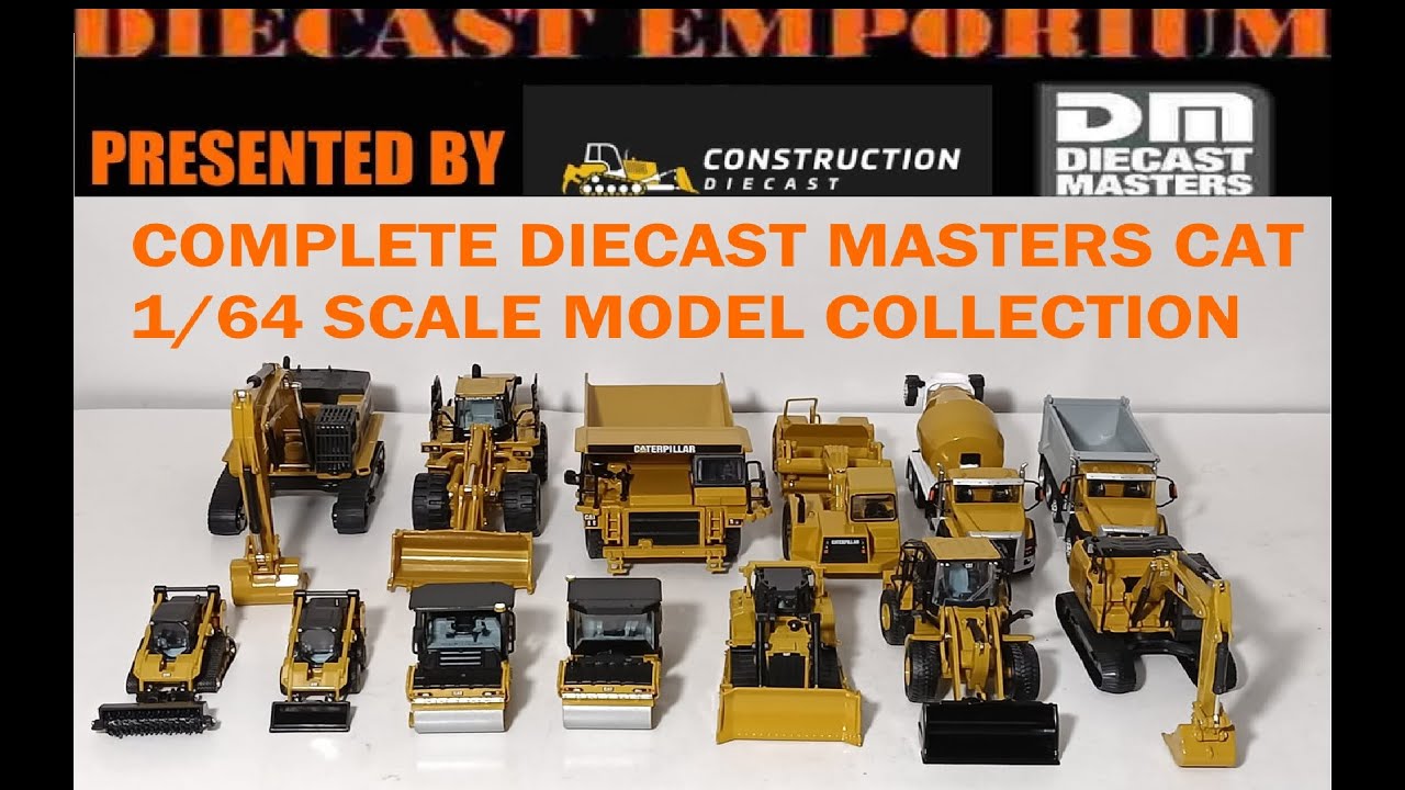 Diecast Masters 1/64 Scale Diecast Caterpillar Collection