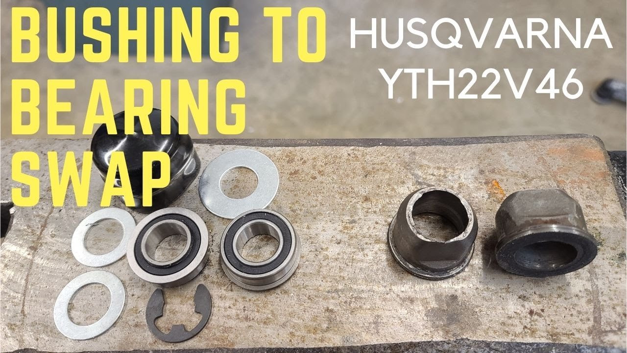 Замена втулки на подшипник для газонного трактора Husqvarna YTH22V46