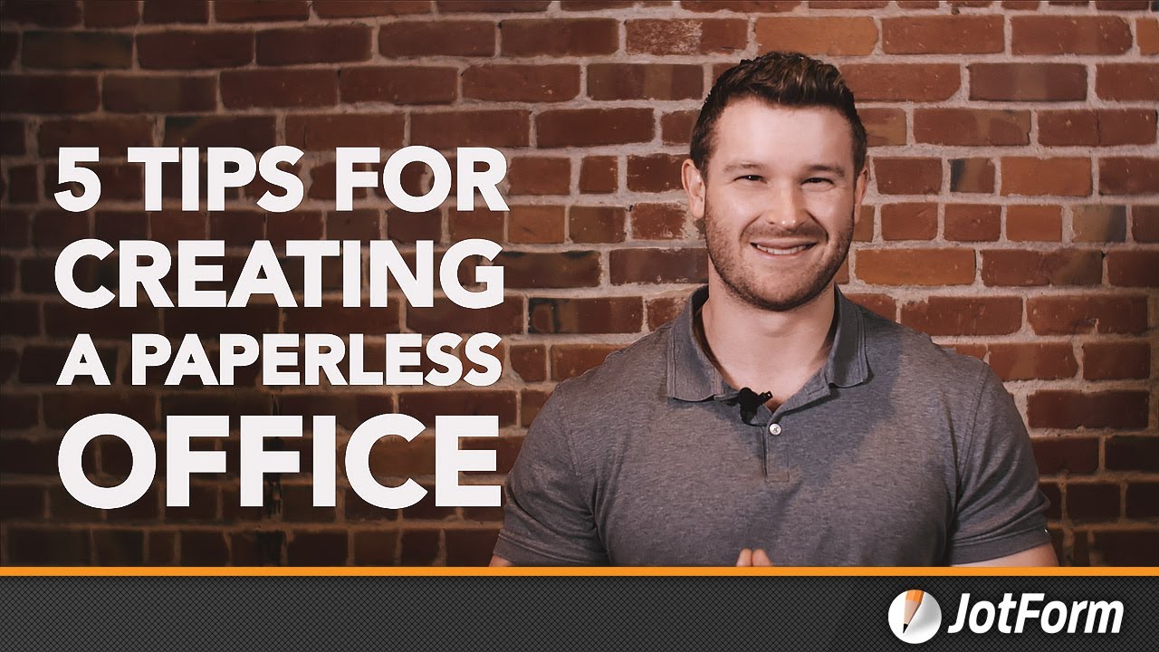 Top 5 tips for creating a paperless office