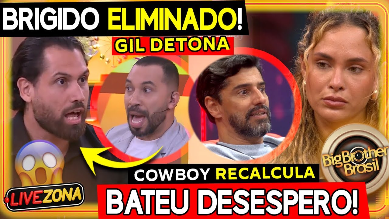 🚨BBB26: BRIGIDO &Eacute; ELIMINADO COM 77,88% e CHOCA NO BATE-PAPO BBB!🔥 SARAH DESESPERA E COWBOY RECALCULA