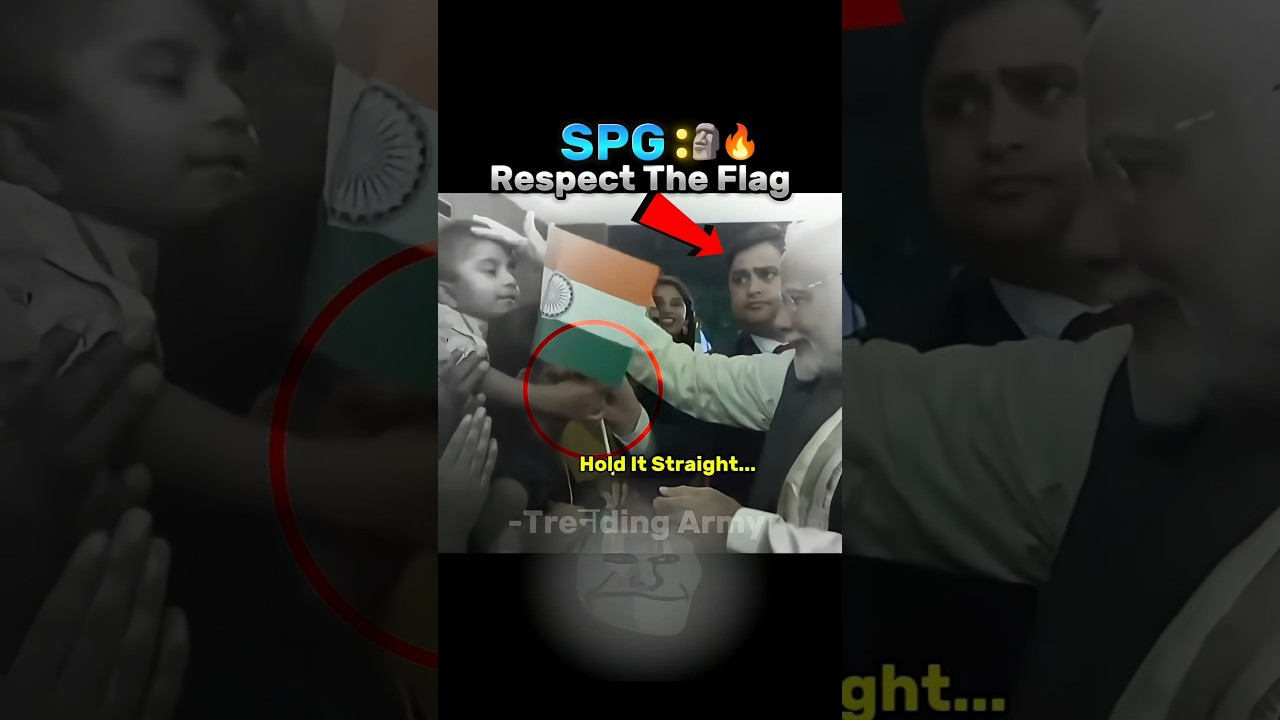 SPG Broke the kid's Vibe 🗿🥶🔥- "Guarding Pm modi"✅ 