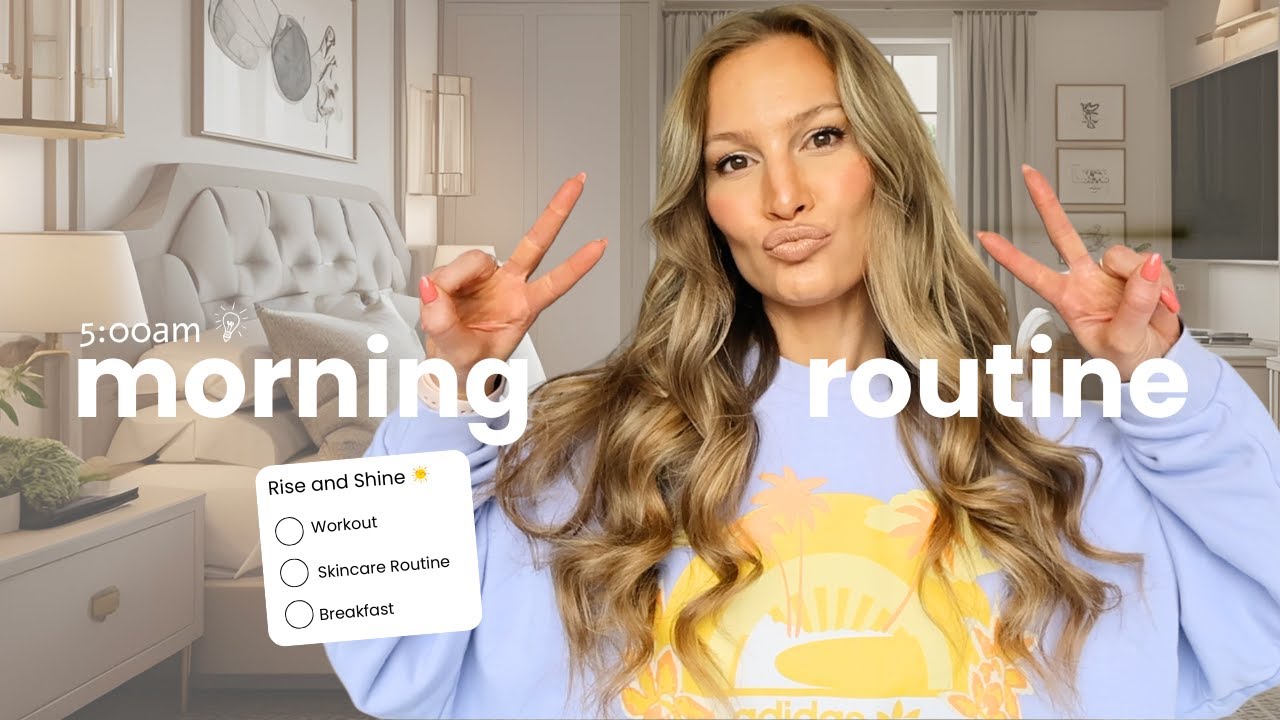 Real Mom Morning Routine: Beauty, Workout & Nutrition with 4 Kids + Dogs!