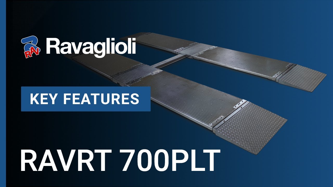 Платформенные тормозные стенды RAVRT 700PLT Ravaglioli - Key Features