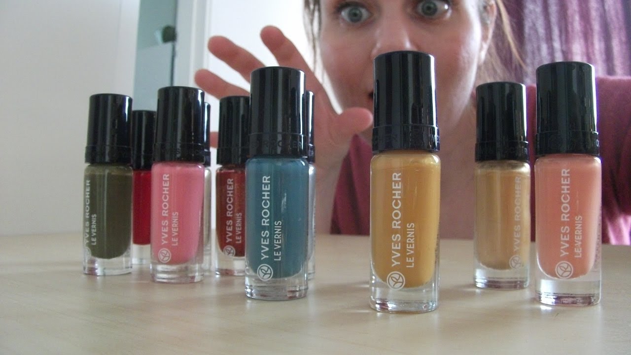 Revue vernis : Mes derniers vernis YVES ROCHER (collection automne / hiver 2016-2017)