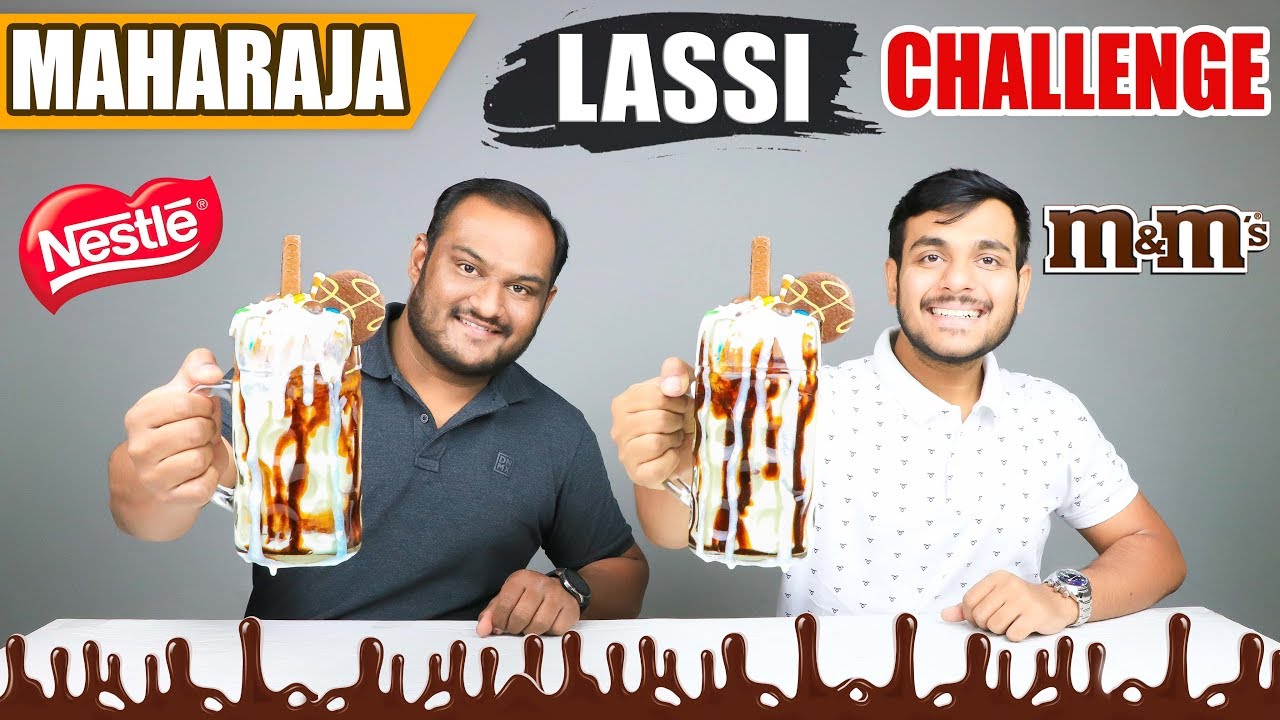 MAHARAJA CHOCOLATE LASSI CHALLENGE | Food Eating Challenge | Eating Competition | Food Challenge