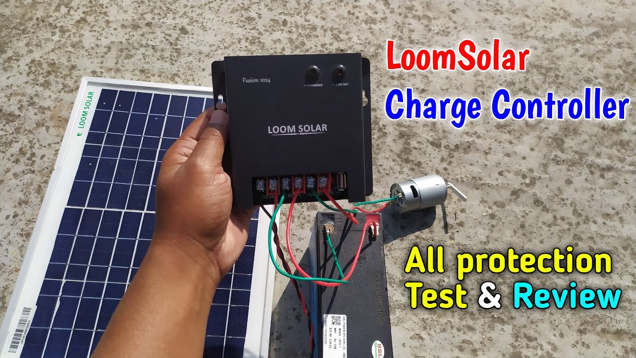 LoomSolar Charge Controller Review with all protection test