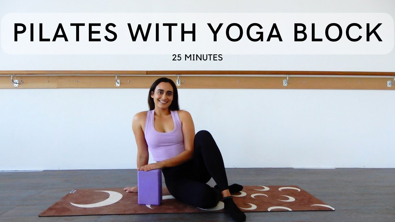 At-Home Pilates Workout with Optional Yoga Block: Strengthen & Tone Your Body