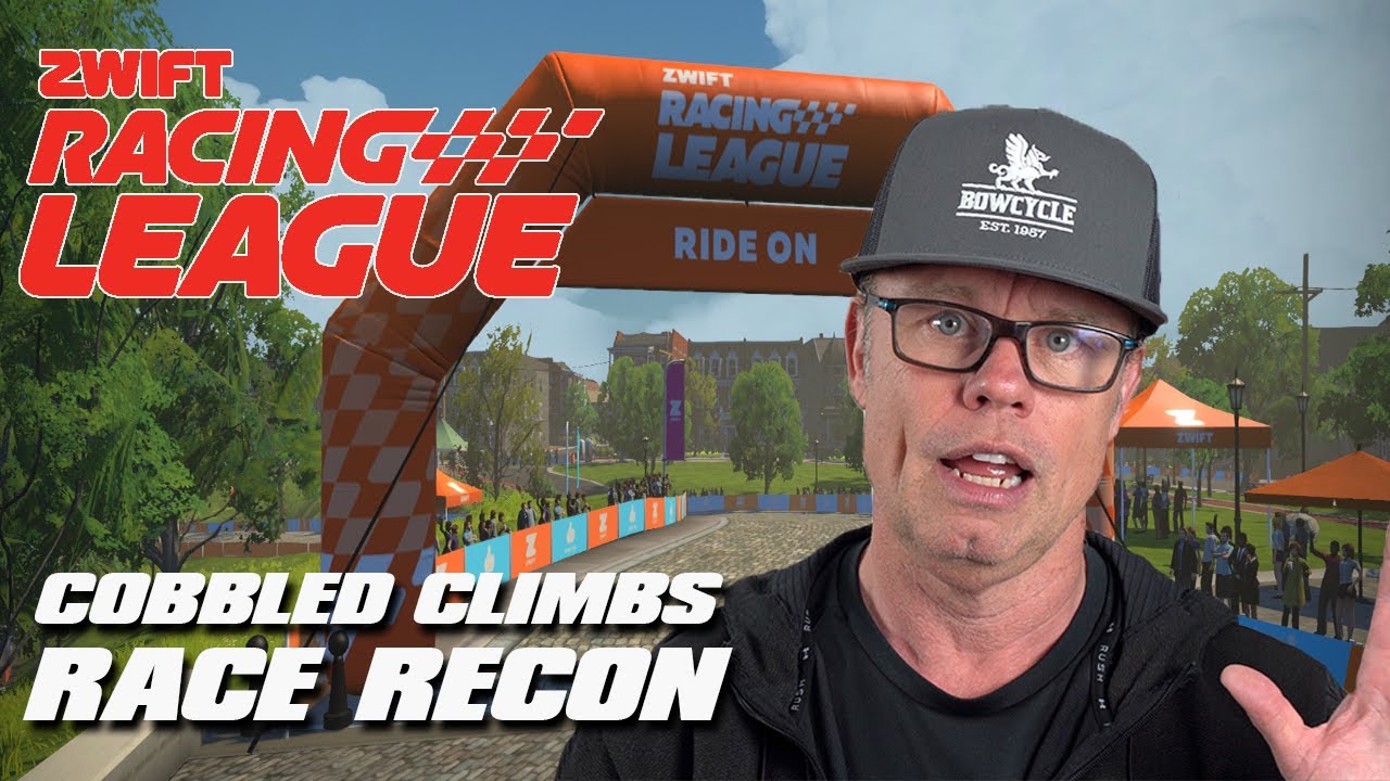 Zwift Racing League - Обзор гонки по брусчатке