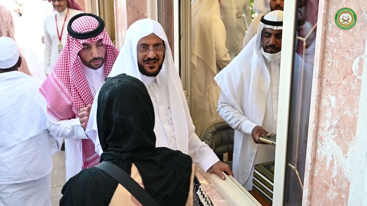 زيارة معالي وزير الشؤون الاسلامية لتدشين مشاريع مجمع الملك فهد لطباعه المصحف الشريف