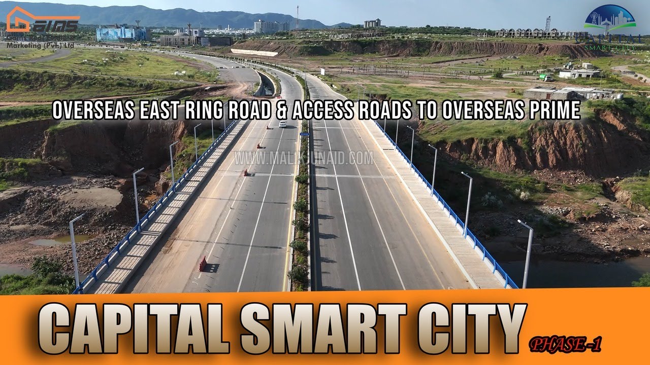 Ring Road Overseas East | Capital Smart City Islamabad Latest Drone Update 2025