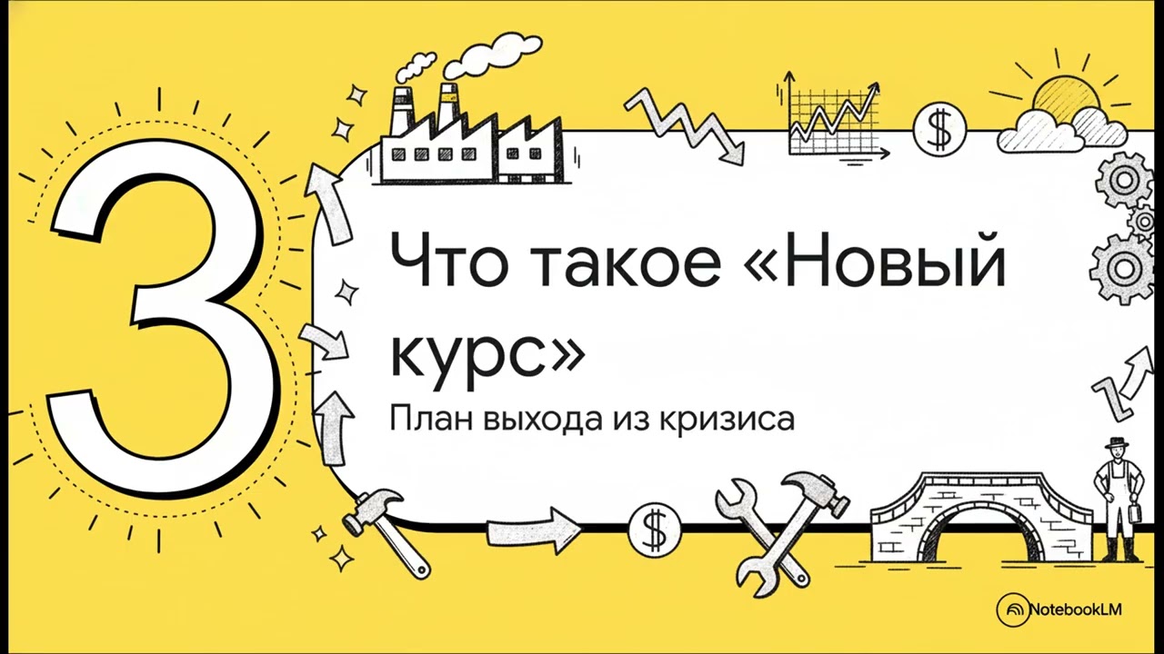 Кризис 1930 х  «Новый курс»
