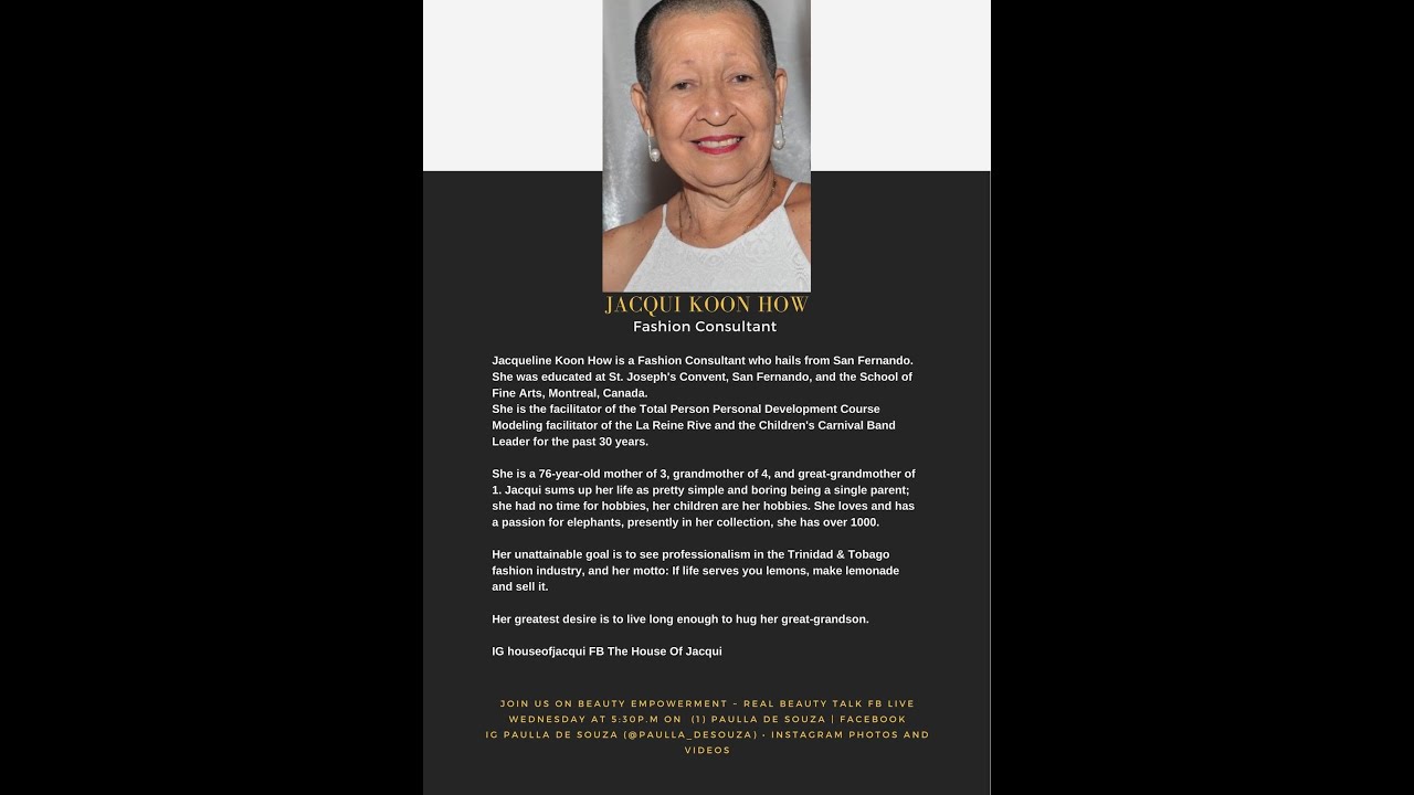 REAL BEAUTY TALK ~ Jacqui Koon How shares her journey