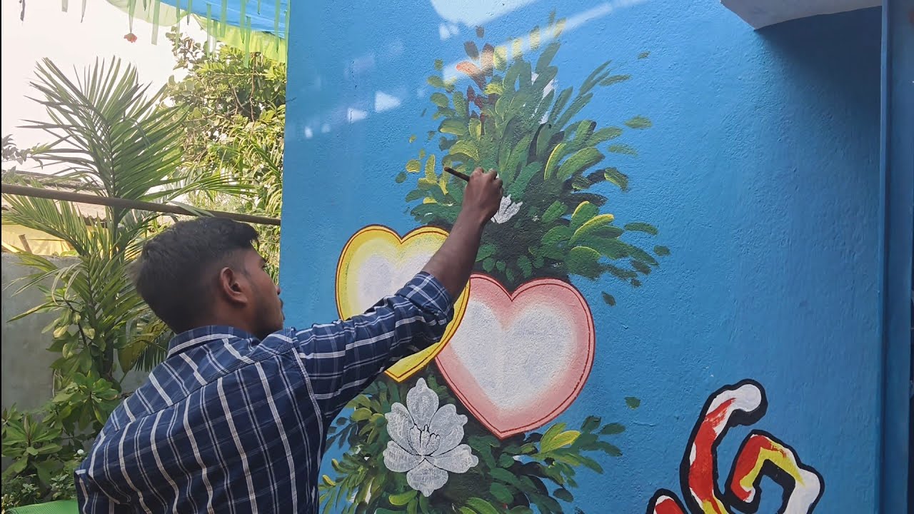 Marriage wallpainting /wedding painting 